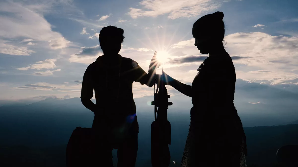 Shiva and Rejina Gandharba- evening in Kurseong