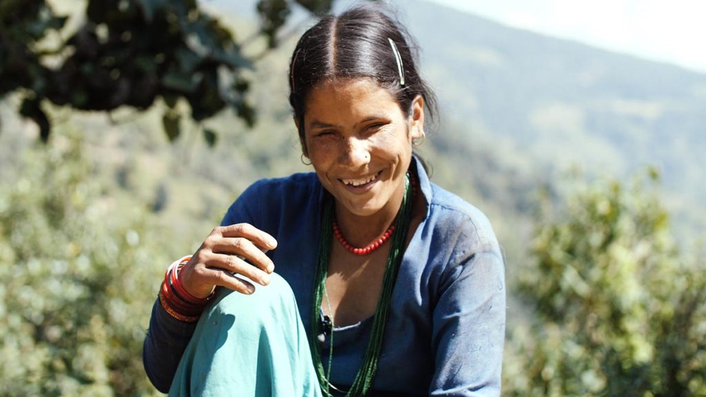 Jhupri Bhandari Smiling